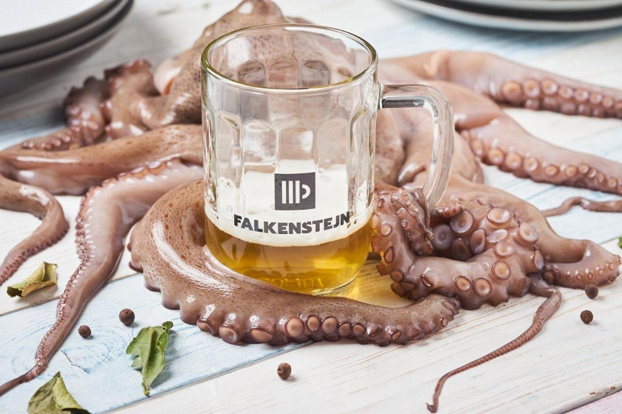 Pivovar Falkenstejn Krásná Lípa Bagian luar foto